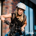 Fietshelm voor dames met stijl